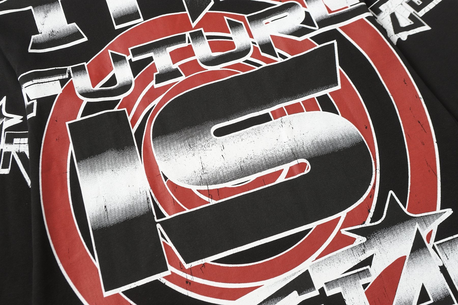 Hellstar Black Graphic Long-Sleeve T-Shirt — detail