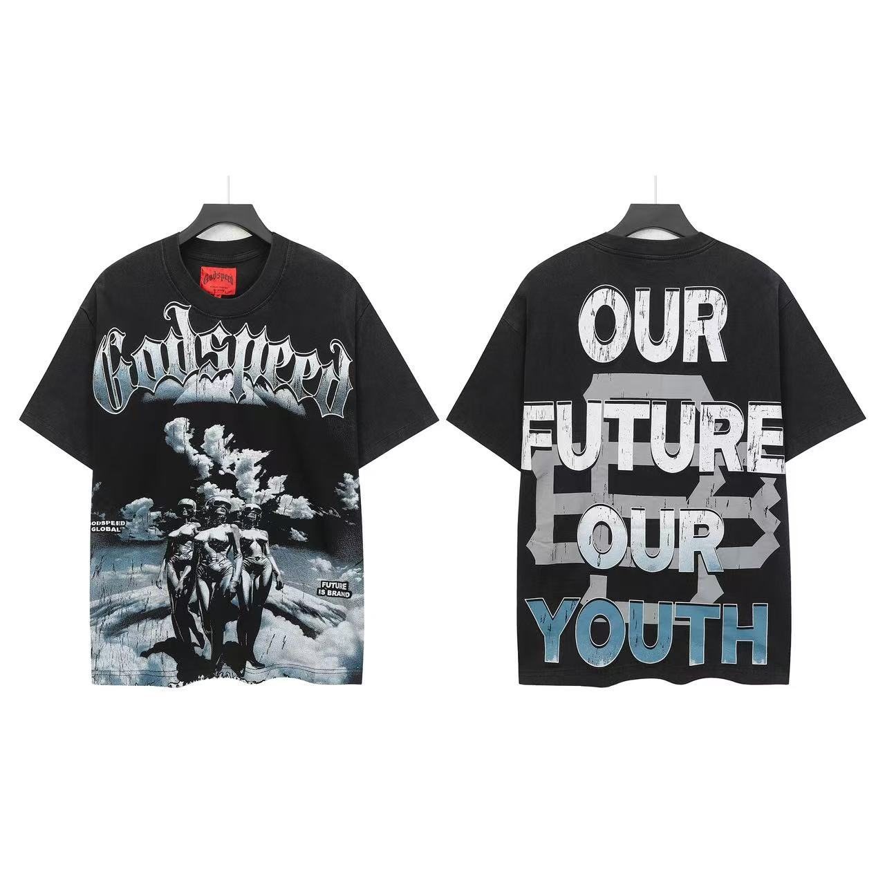 Godspeed Future Youth Rider Graphic T-Shirt — front