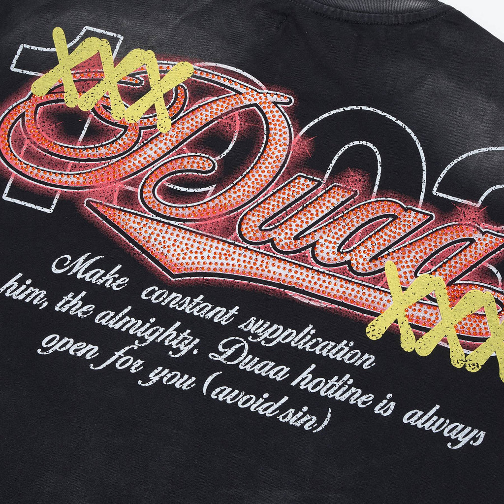 Rough Play DUAA Risk Graphic T-Shirt — detail