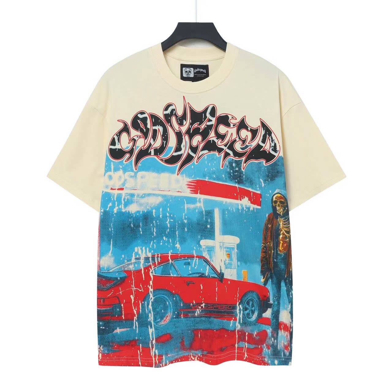 Godspeed Racing Car Graphic T-Shirt — hero