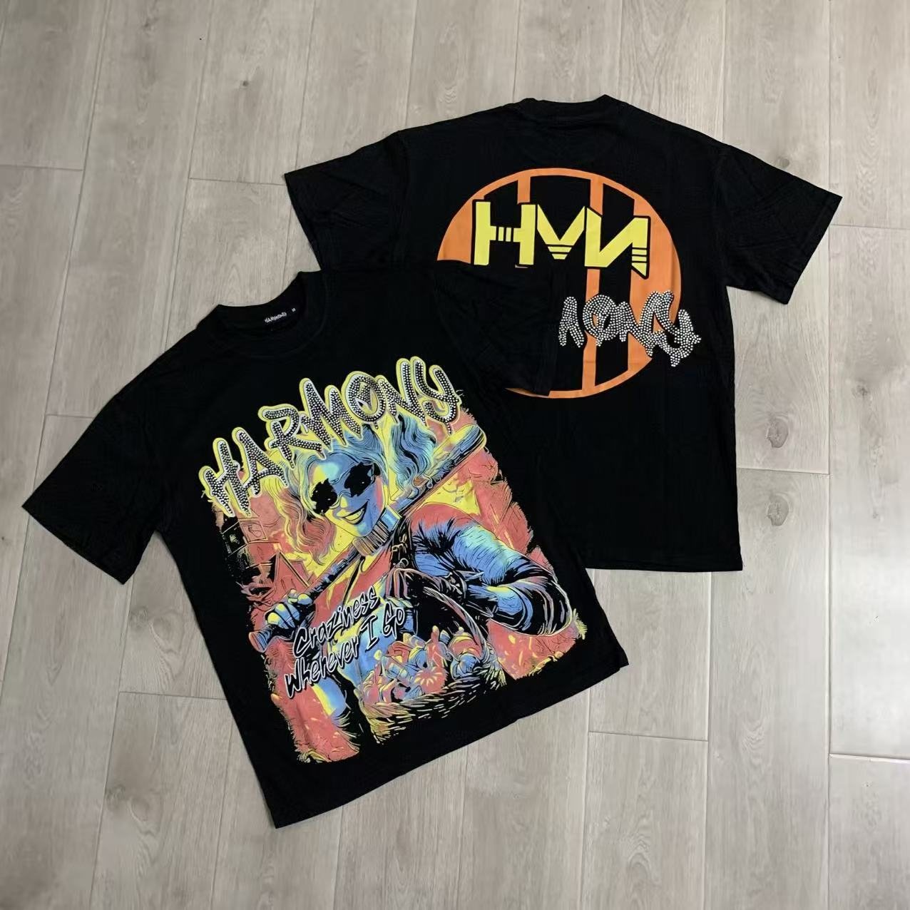 Harmony Craziness Wherever I Go Graphic T-Shirt — context