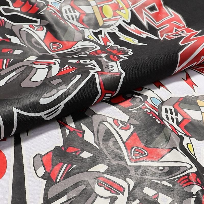 Supreme Ducati Racing Graphic T-Shirt — fabric_closeup
