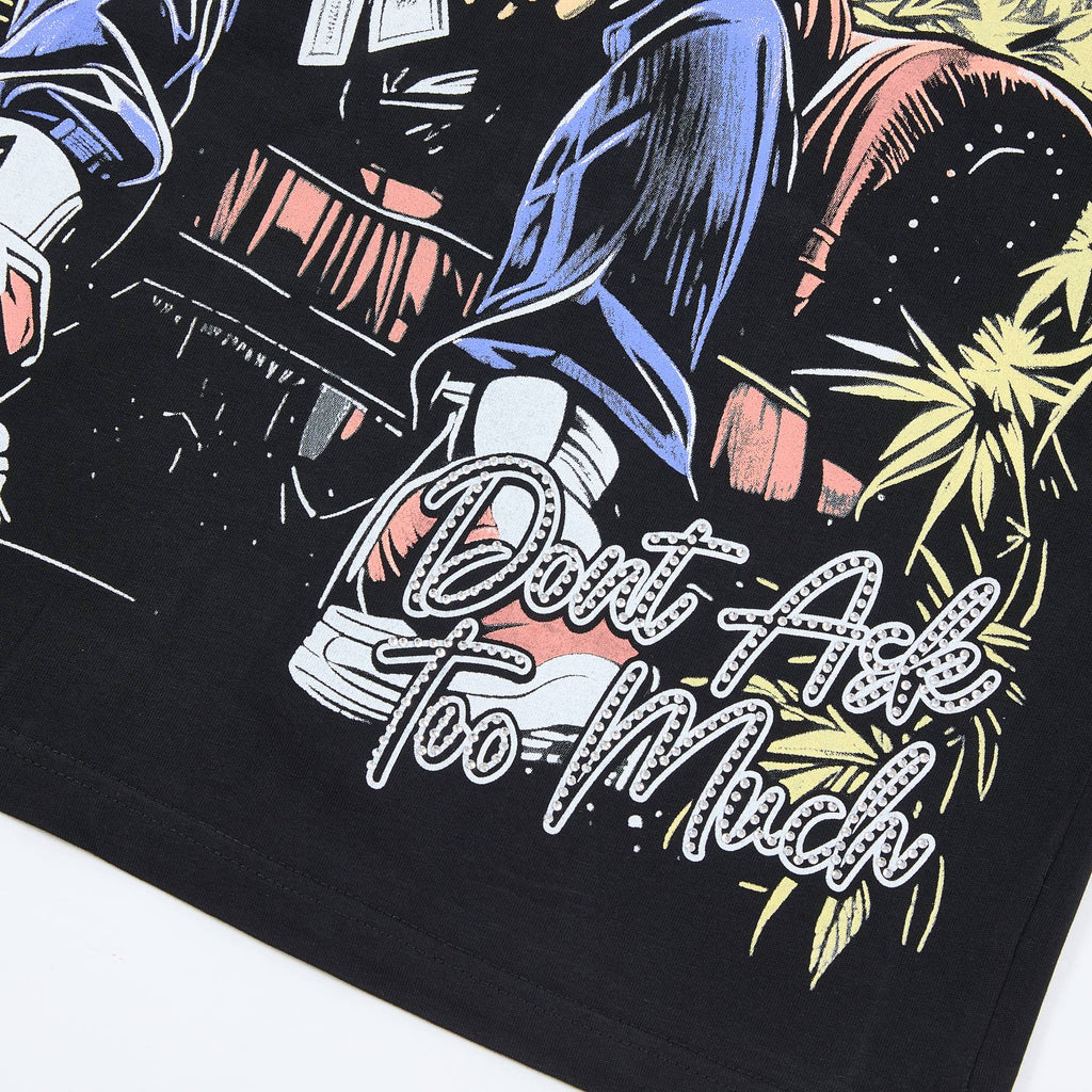 HARMONY Illustrated Graphic Short-Sleeve T-Shirt — detail