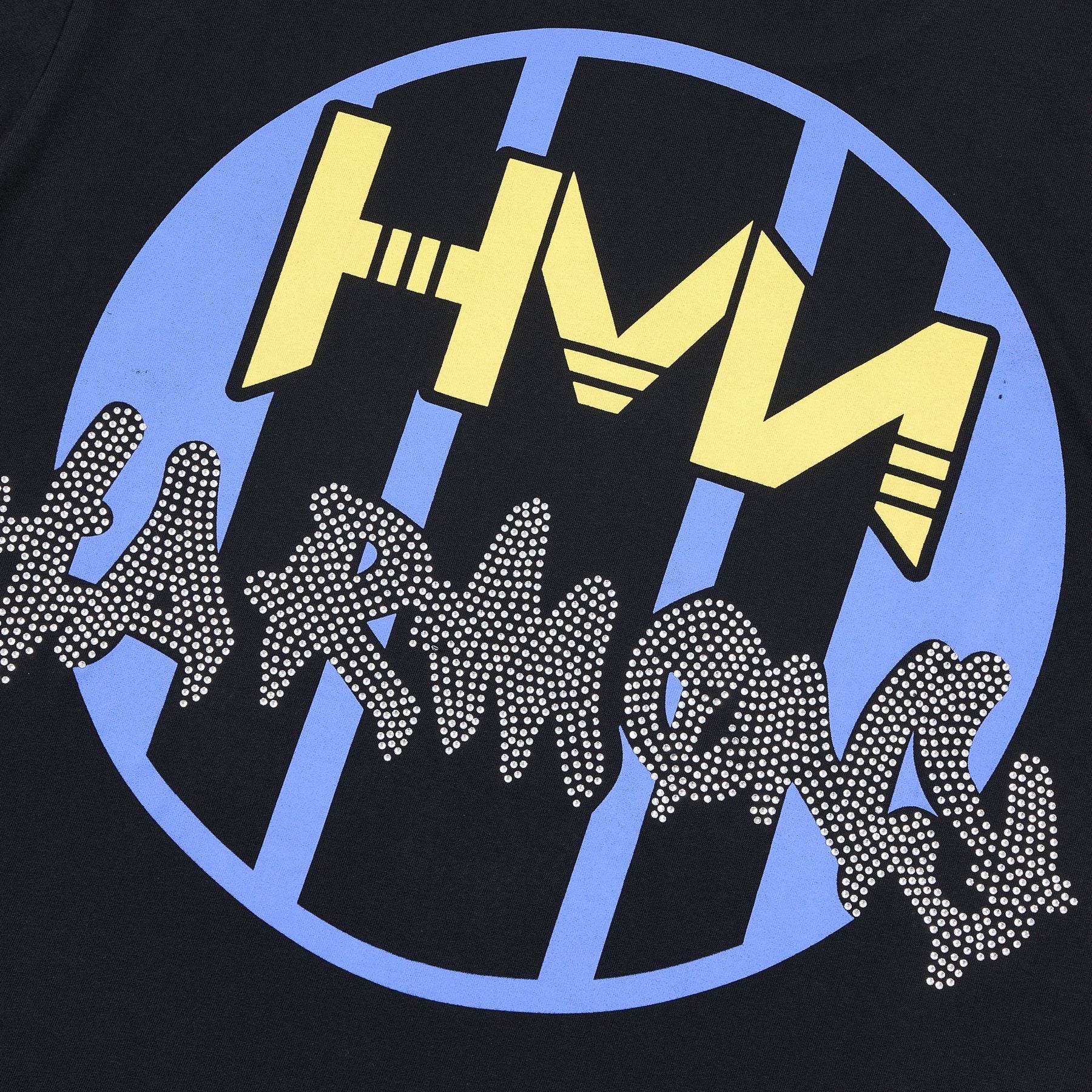 HARMONY Rhinestone Graphic T-Shirt — detail