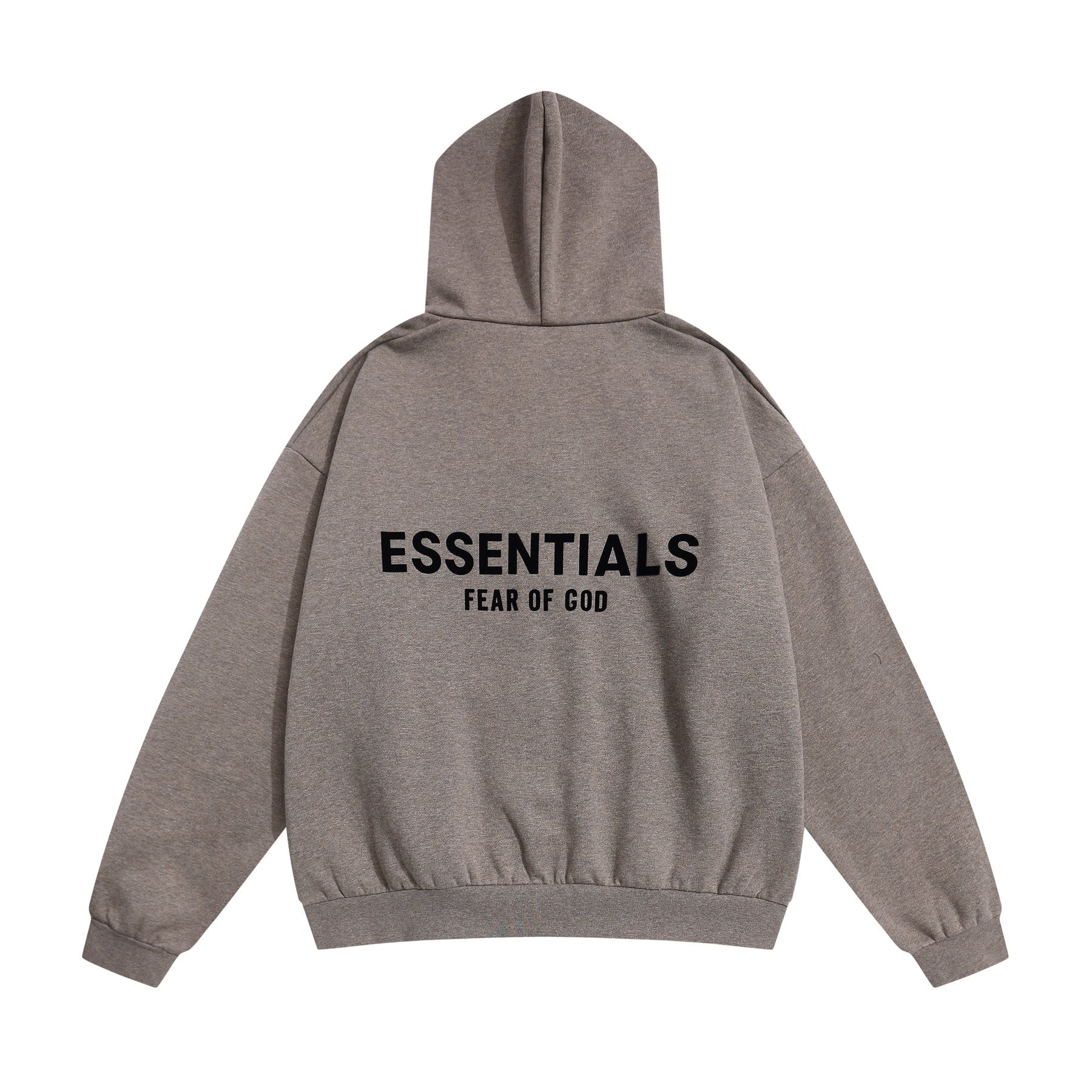 Fear of God Essentials Full-Zip Graphic Hoodie — back