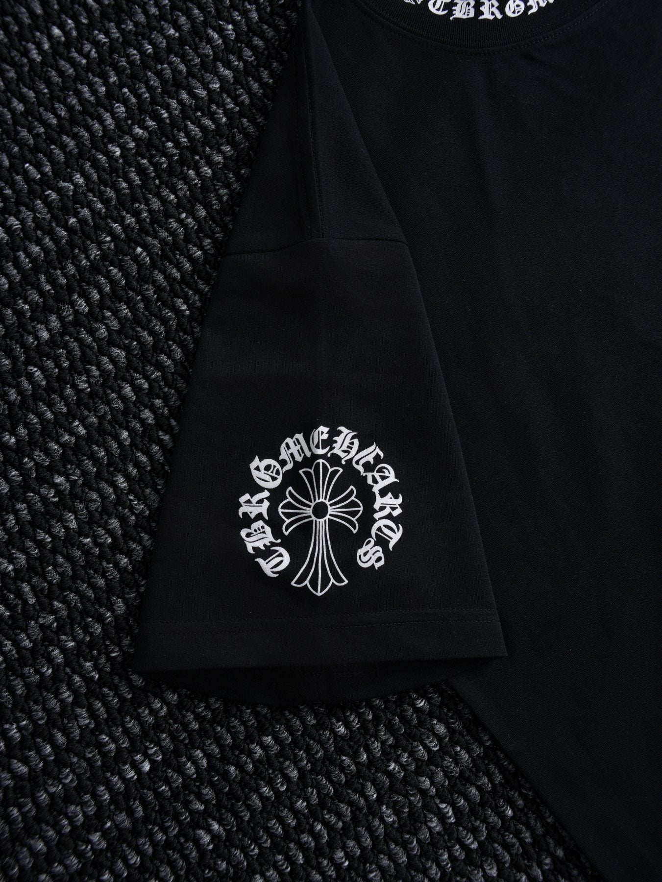 Chrome Hearts Sanskrit Cross Graphic T-Shirt — detail