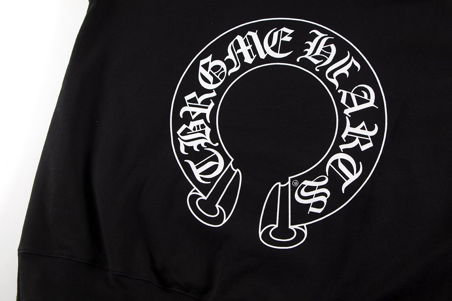 Chrome Hearts Slogan Graphic Hoodie — detail