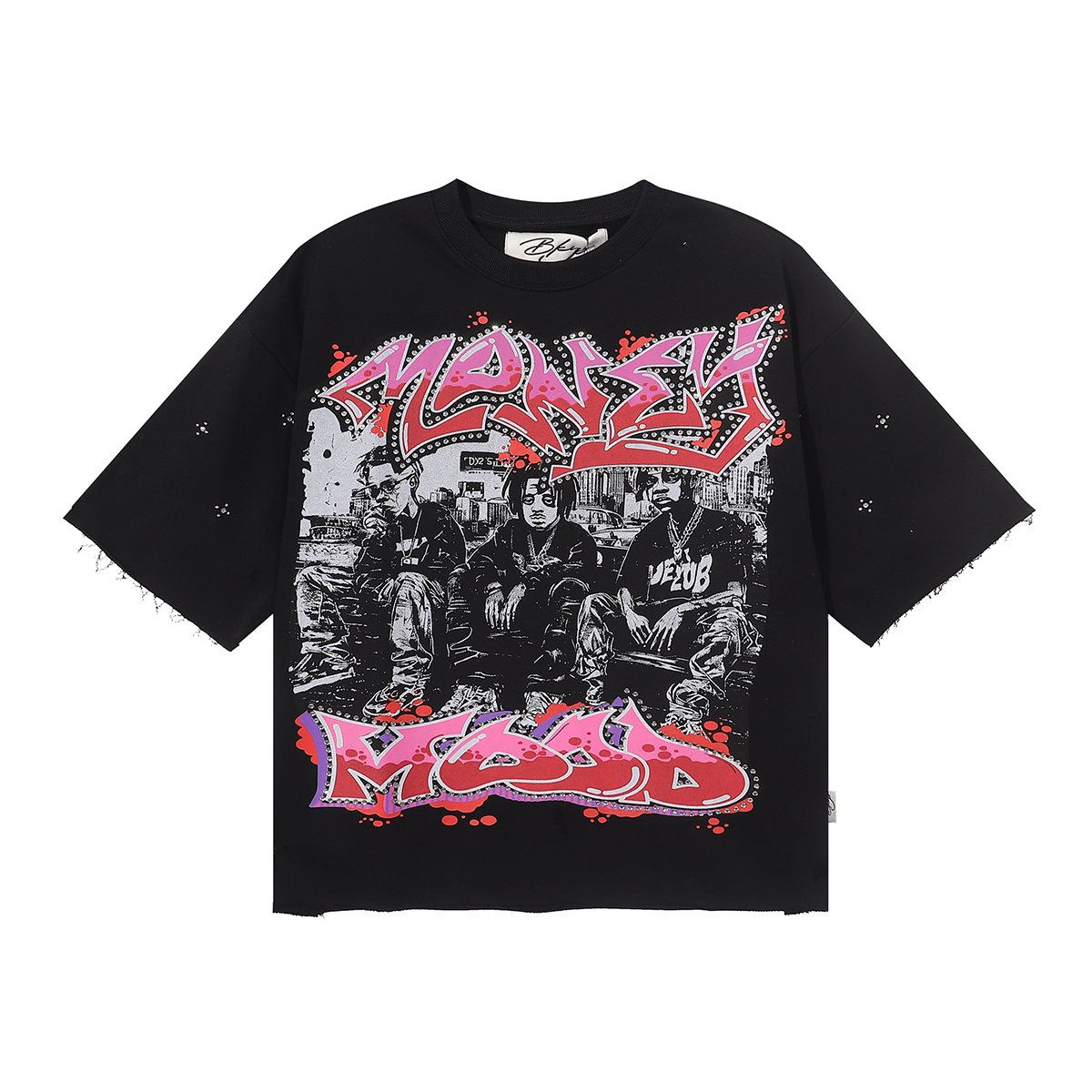BKYS Revival Money Mood Cropped Graphic T-Shirt — front