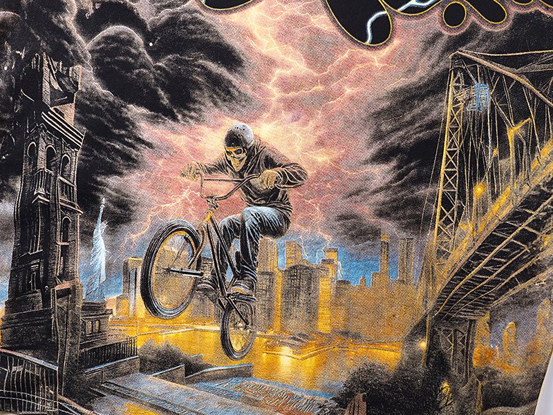 Godspeed Bicycle City Storm Long-Sleeve T-Shirt — detail